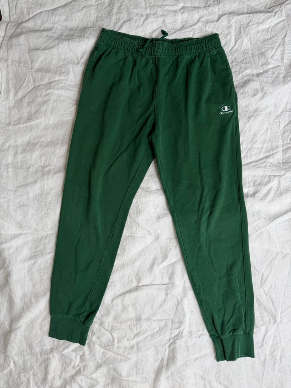 Champion Forest Green Powerblend Fleece Joggers Sweatpants L